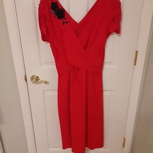 Stop Staring! Dress red 2X 14 Rockabilly 50ies